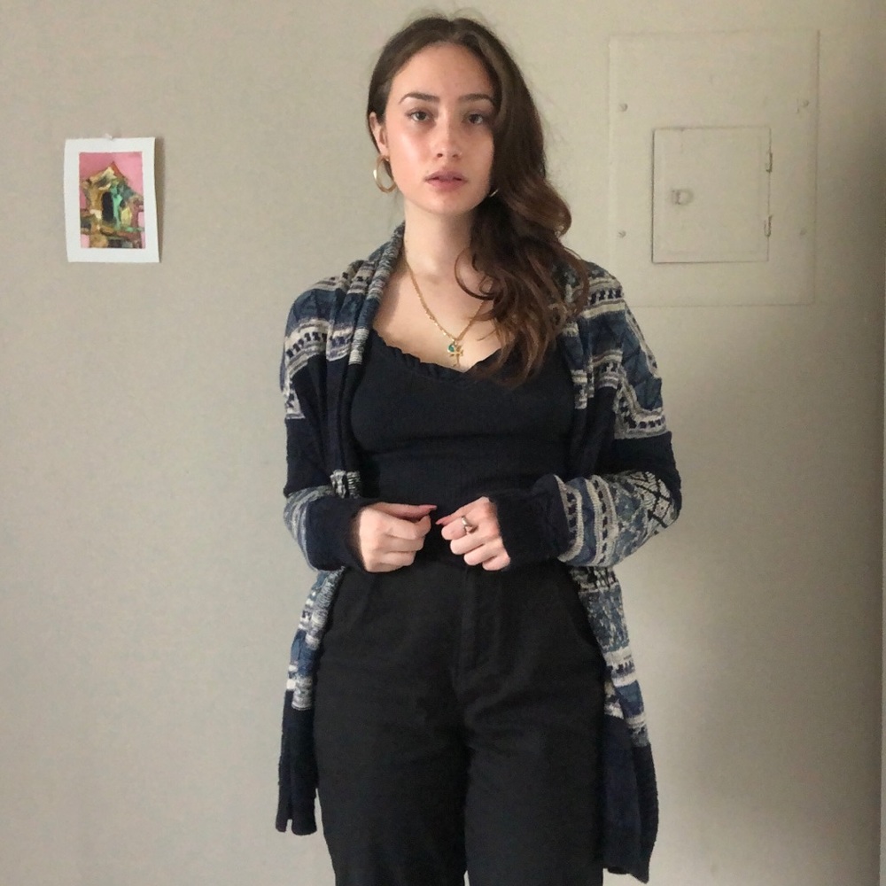 Slouchy Tribal Cardigan